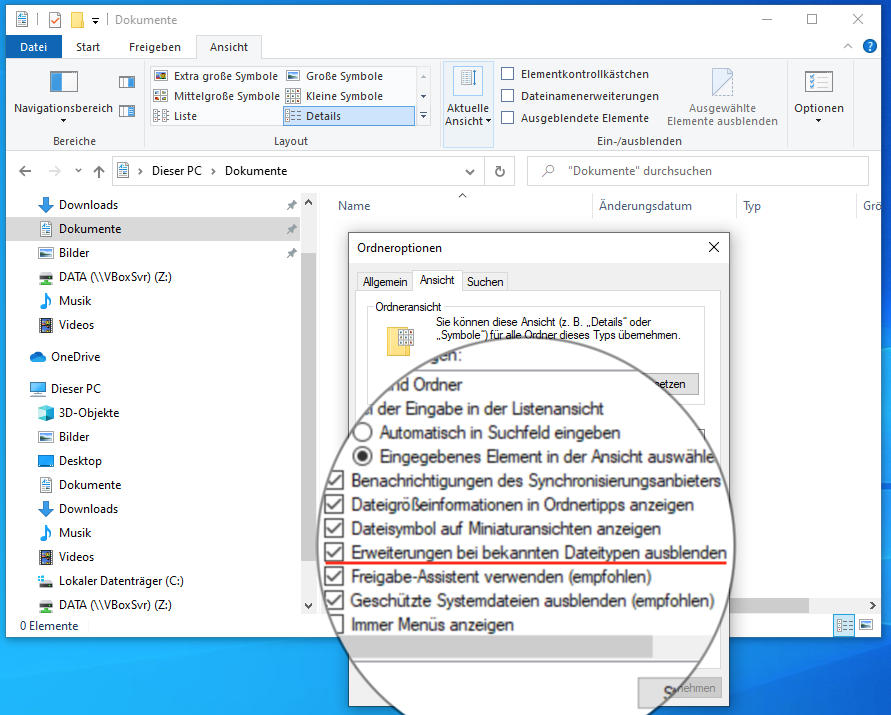 Screenshot - File-Extensions